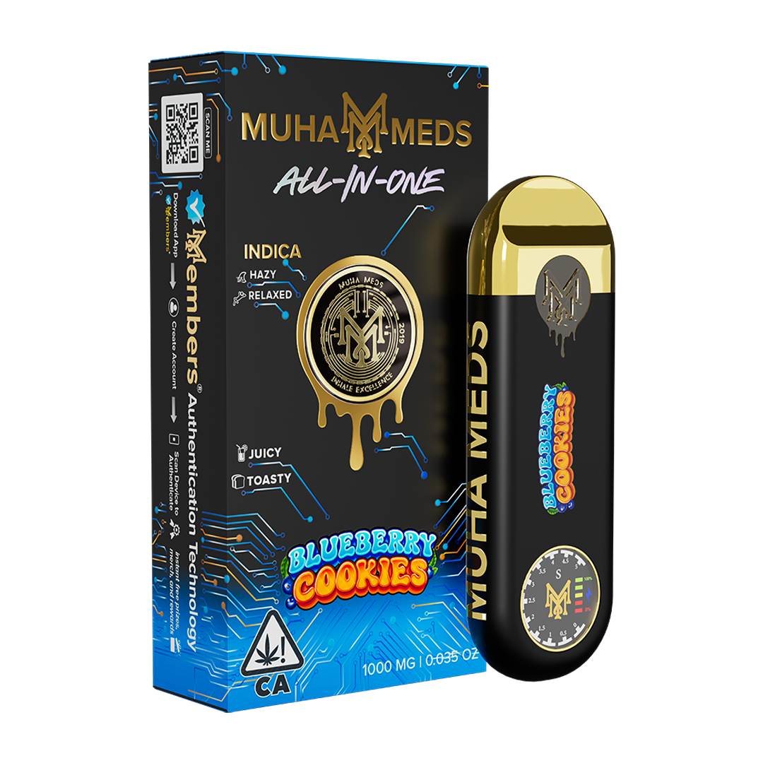 Muha Meds Blueberry Cookies