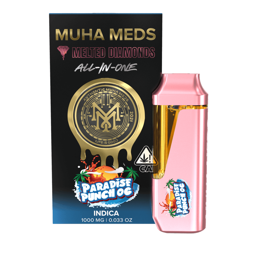 MUHA MEDS MELTED  DIAMONDs ALL IN ONE LIVE ROSIN DISPOSABLE VAPE CART