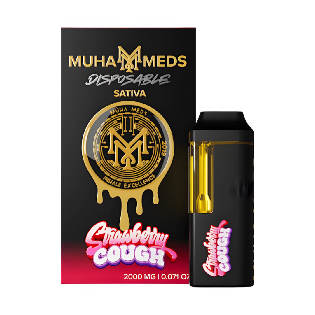 Strawberry Cough – Muha Meds Disposable 2g – Sativa
