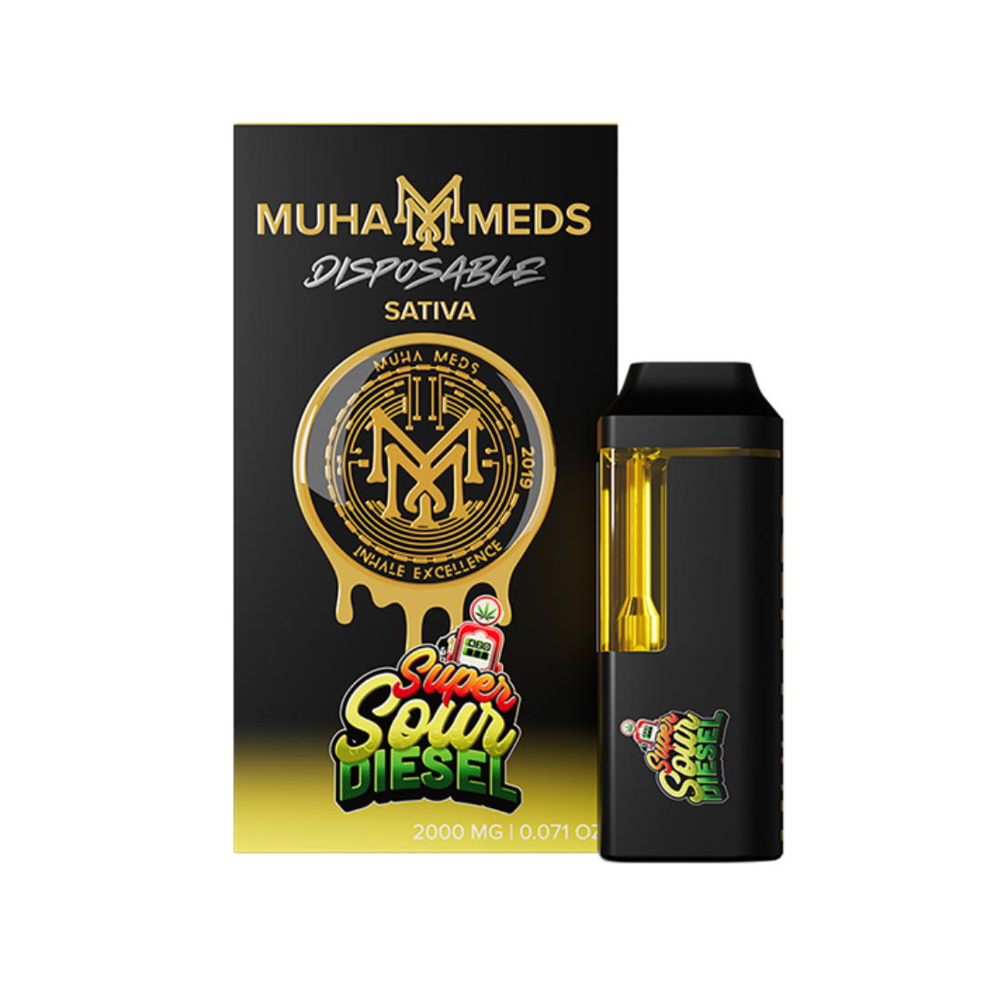 Super Sour Diesel – Muha Meds Disposable 2g – Sativa